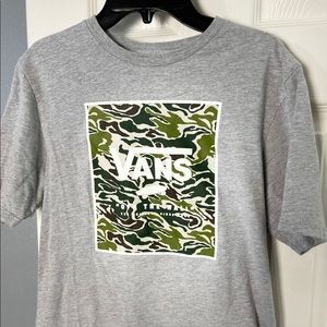 Vans kids size 12-14 T-shirt gray unisex vans shirt